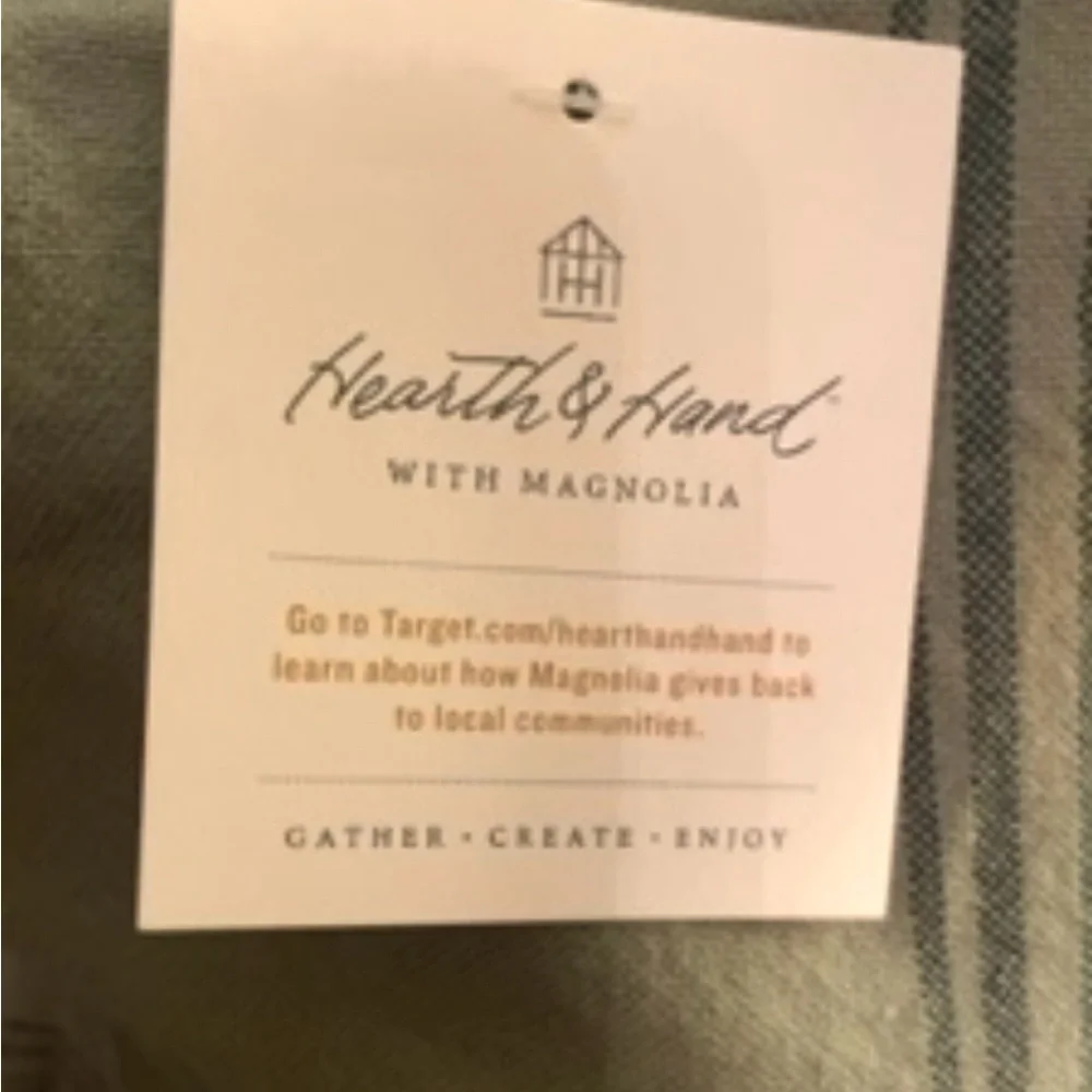 Hearth & Hand Adult Apron (Adjustable open-waist,-Sage Green, 100% cotto… - Picture 10 of 16